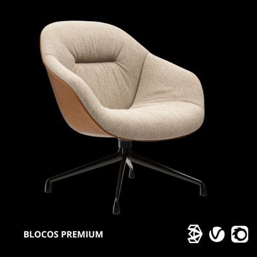 BLOCO POLTRONA 3DS MAX